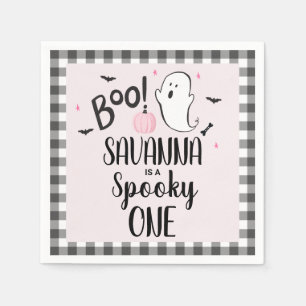 Pink Ghost Halloween Party-Party-Papier Serviette