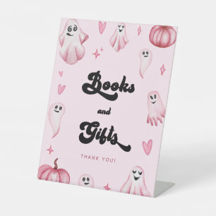 Pink Ghost Little Boo Baby Duschbücher Geschenke S Sockelschild