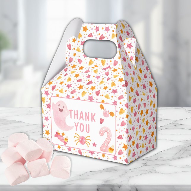 Pink Ghost Little Boo Girls 2. Geburtstag Geschenkschachtel (Von Creator hochgeladen)