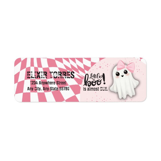 Pink Ghost Little Boo ist fast die richtige Baby D (Vorne)
