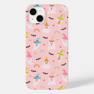 Pink Ghost Rainbow Halloween Case-Mate iPhone 14 Plus Hülle