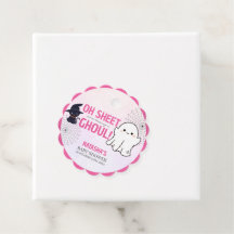 Pink Ghoul Halloween Girl Baby Dusche