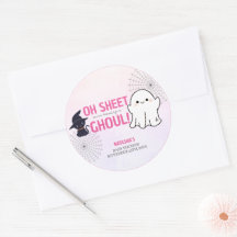 Pink Ghoul Halloween Girl Baby Dusche