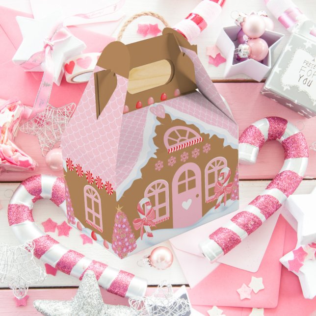 Pink Gingerbrot House Gevor Box Geschenkschachtel (Von Creator hochgeladen)