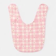Pink Gingham Hearts Valentine