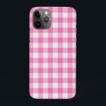 Pink Gingham Kariert Cotattcore Case-Mate iPhone Hülle<br><div class="desc">Moderner Picknick-Trend im Frühling mit Gingham kariertes Tartan Muster in heißen Rosa und Weiß.</div>