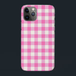 Pink Gingham Kariert Cotattcore Case-Mate iPhone Hülle<br><div class="desc">Moderner Picknick-Trend im Frühling mit Gingham kariertes Tartan Muster in heißen Rosa und Weiß.</div>
