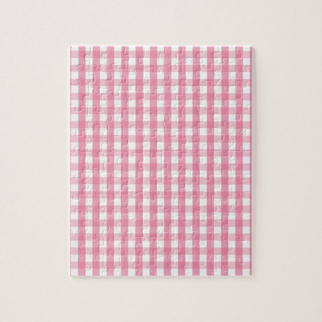 Pink Gingham Karo Pattern (Vertikal)