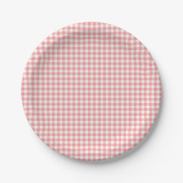 Pink Gingham Paper Teller