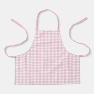 Pink Gingham Schürze