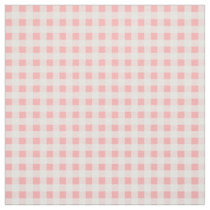 Pink Gingham Stoff