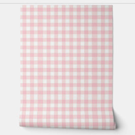 Pink Gingham Tapete