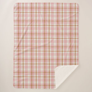 Pink Gingham tartan buffalo plaid summer picnic