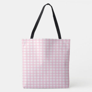 Pink Gingham Tasche