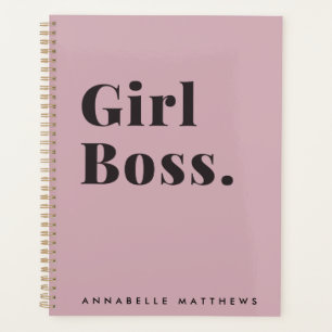 Pink Girl Boss Babe Small Business Owner  Planer