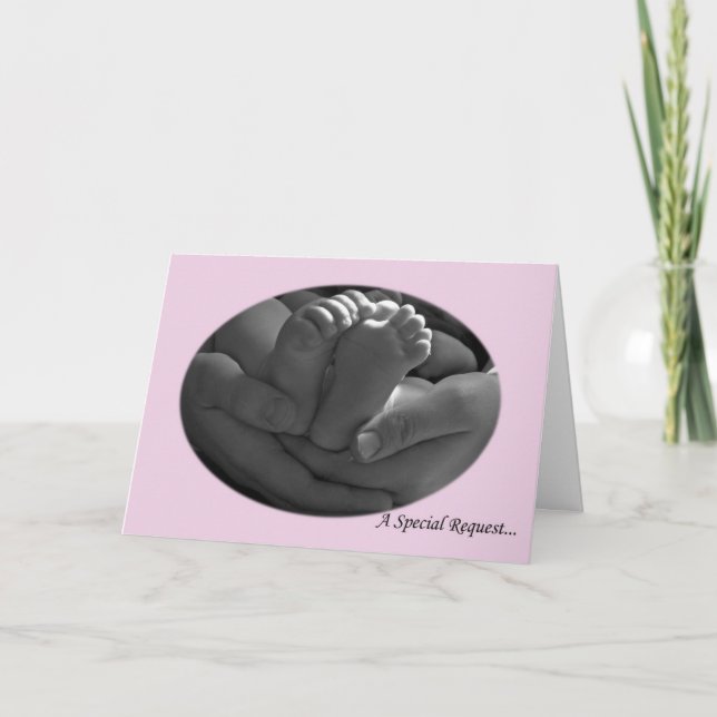 Pink Girl Godmère Demande Carte (Devant)