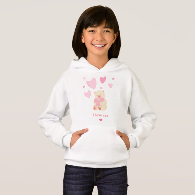 Pink Girl Pullover (Vorne ganz)