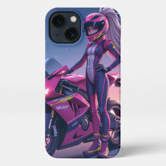 Pink Girl's Design iPhone Hülle