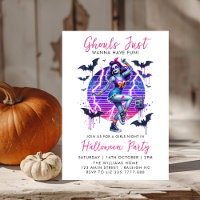 Pink Girls Ghouls Night Out Erwachsenes Halloween-