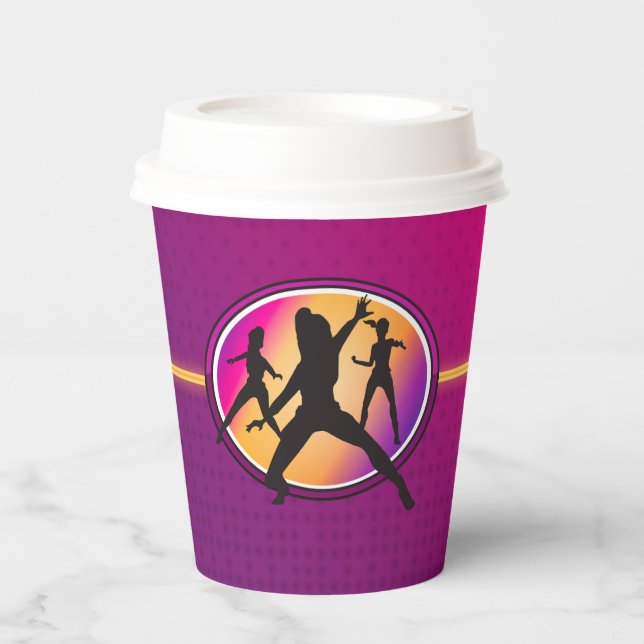 Pink Girls Spy Party Cup Pappbecher (Vorderseite)