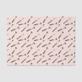 Pink Girly Makeup Pinsel (Design 74 Pink Serie) Seidenpapier