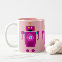 PINK GIRLY ROBOT TOUR MIT BLUME