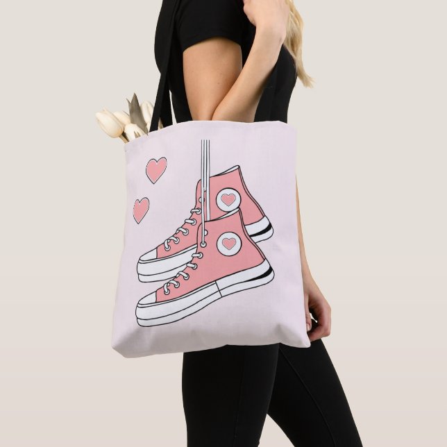 Pink Girly Sneakers Tasche (Von Nahem)