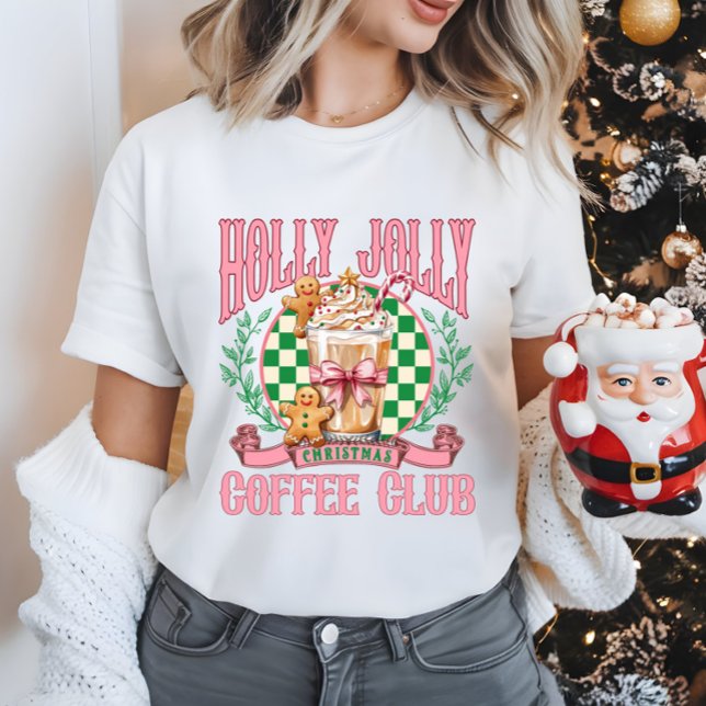 Pink Girone Weihnachts-Kaffeehaus T-Shirt (Von Creator hochgeladen)