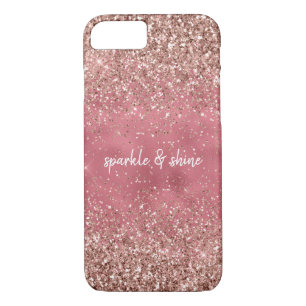 Pink Glam Glitzy Glitzer Case-Mate iPhone Hülle