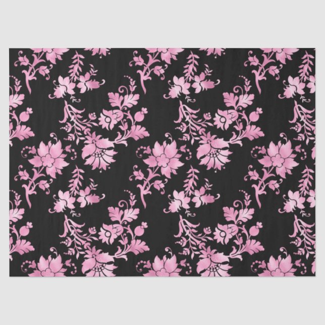 Pink Glam Honeycomb Serie Design #16 Seidenpapier (Vorderseite)
