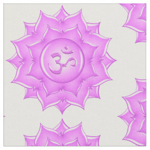 Pink Glass Lotus Blume Muster Stoff