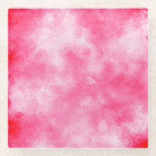 Pink Glass Untersetzer