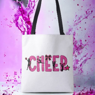 Pink Glitter Cheerleader Cheerleader Cheer Tasche