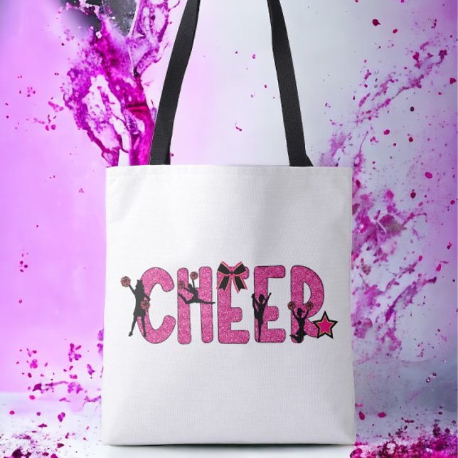 Pink Glitter Cheerleader Cheerleader Cheer Tasche (Von Creator hochgeladen)