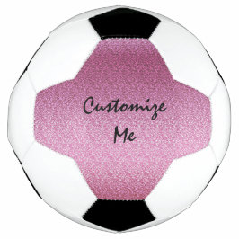 Pink Glittery Gradient Fußball