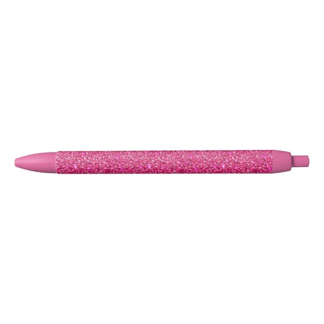 Pink Glittery Pen Kugelschreiber (Vorderseite)