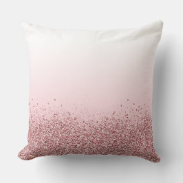 Pink Glitzer Design Throw Kissen