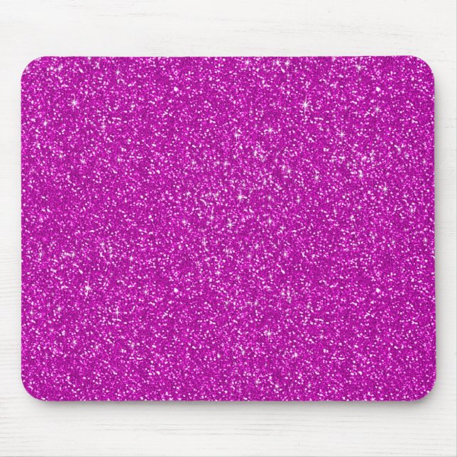 Pink Glitzer Muster Textur Mousepad (Vorne)