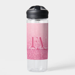 Pink Glitzer Wasserflasche mit benutzerdefinierten Trinkflasche
