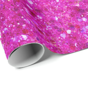 Pink-Glitzer-Wrapper Geschenkpapier