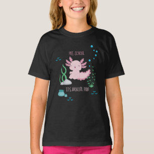 Pink glücklich Axolotl jeder Klasse zurück zur Sch T-Shirt