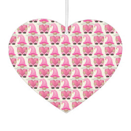 Pink Gnomes Hearts Woodland Skandinavien Niedlich Autolufterfrischer