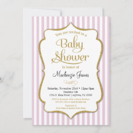 Pink Gold Baby Dusche Einladung Girl Baby Dusche