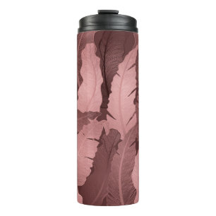 Pink Gold Banana Blätter: Luxus Thermosbecher