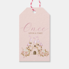 Pink Gold Burg Princess Baby Dusche Geschenkanhänger