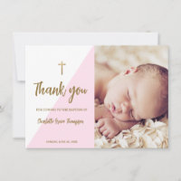 Pink Gold Custom Baby Girl Taufe
