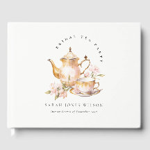 Pink Gold Flora Set Tee Brautparty Tee Party