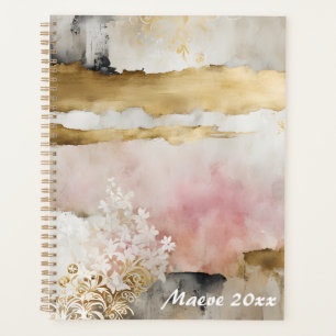 Pink Gold Gray Wabi Sabi Planer