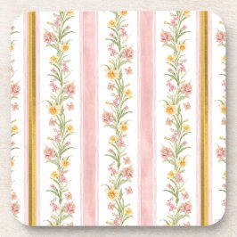 Pink Gold Hard Plastic Square Untersetzer