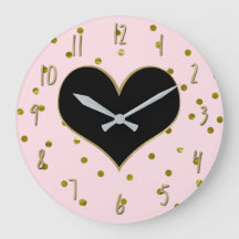 Pink & Gold Herzpolka Dots Modern Niedlich